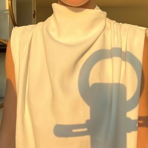 White elegant top
